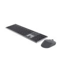 DELL KM7321W näppäimistö Sisältää hiiren Office RF Wireless + Bluetooth QWERTZ Saksa Harmaa, Titaani
