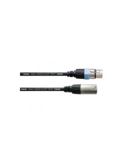 Cordial INTRO CCM 1.5 FM audio kabelis 1,5 m XLR (3-pin) Melns