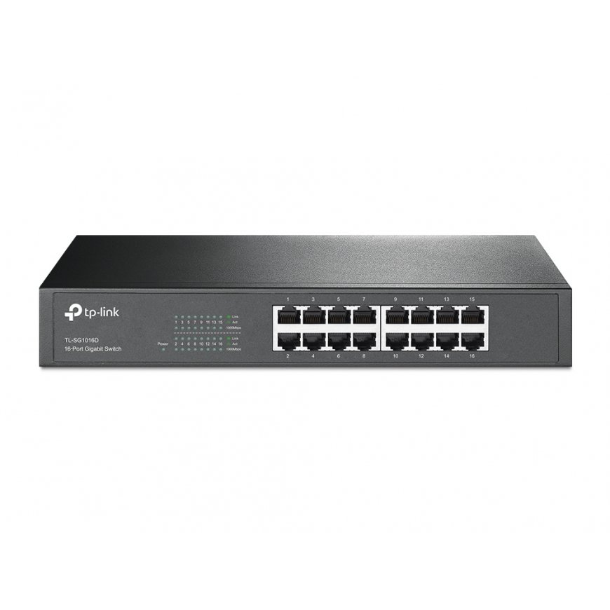TP-Link TL-SG1016D tīkla pārslēgs Nepārvaldīts L2
