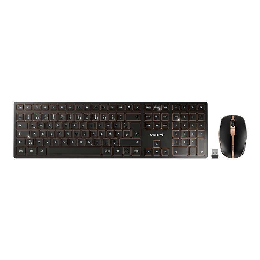 CHERRY DW 9100 SLIM tastatūra Pele