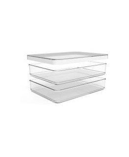 Cello Max Fresh Round Food Storage Container | 1500 ml | red