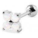 Troli Delicate earring with white crystals Troli Delicate earring with white crystals