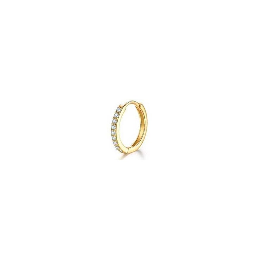 Troli VHLLE2008G gold-plated round single earring