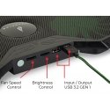 SureFire Bora atdzesējošais paliktnis portatīvajiem datoriem 43,2 cm (17") 1200 RPM Melns