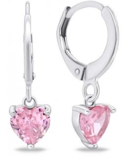 Brilio Silver Brilio Silver Silver hoop earrings Hearts EA654WP