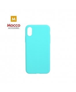 Mocco Ultra Slim Soft Matte 0.3 mm Silicone Case for Apple iPhone XS MAX Blue