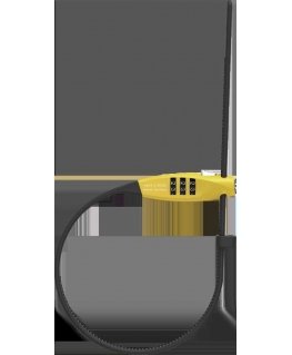 ABUS Germany ABUS Combiflex TravelGuard lock - yellow