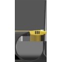 ABUS Germany ABUS Combiflex TravelGuard lock - yellow ABUS Germany ABUS Combiflex TravelGuard lock - yellow