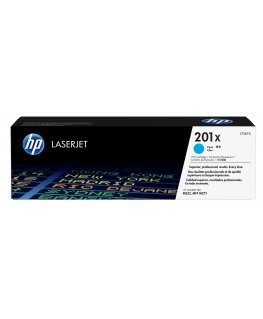 HP 201X, alkuperäinen riittoisa syaani LaserJet-värikasetti