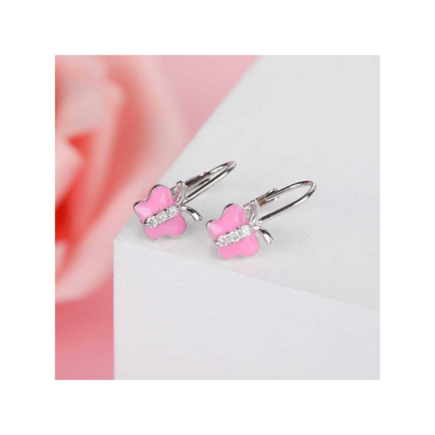 Moiss Delicate silver earrings Butterflies E0000142 – 4