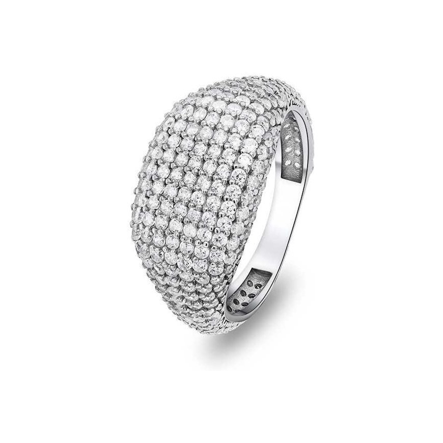Brilio Silver Ylellinen hopeasormus zirkoneilla RI019W