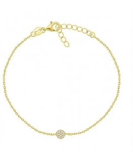 Brilio Silver Brilio Silver Matching gold plated silver bracelet with BR38Y zircons