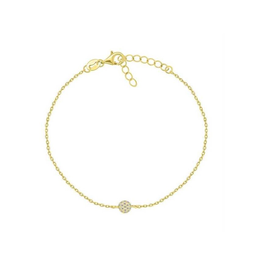 Brilio Silver Brilio Silver Matching gold plated silver bracelet with BR38Y zircons
