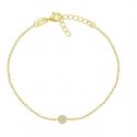Brilio Silver Brilio Silver Matching gold plated silver bracelet with BR38Y zircons Brilio Silver Brilio Silver Matching gold plated silver bracelet with BR38Y zircons