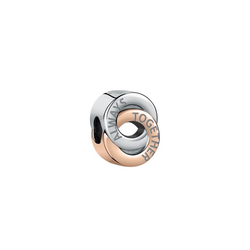 Morellato steel two-tone bead Always Together
