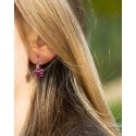Agata Girls' flower earrings with zircons AGT-ED001BF Agata Girls' flower earrings with zircons AGT-ED001BF