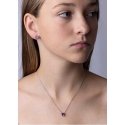 Silvego Silver -korusetti ametistilla MW10812A (korvakorut, riipusketju)