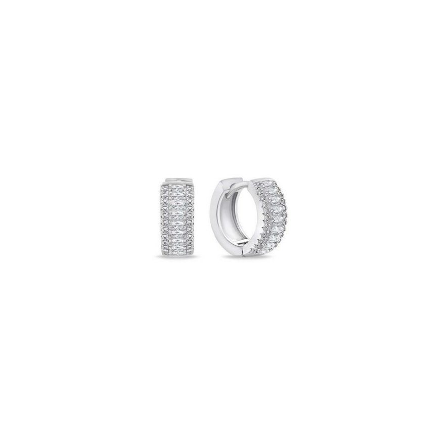 Brilio Silver Brilio Silver Silver stud earrings with clear zircons EA580/1/2/3/4W – 2