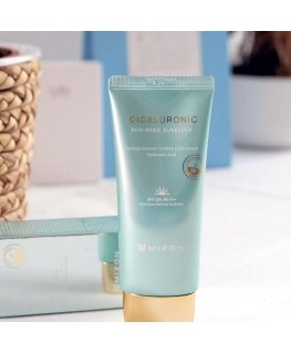 Face cream Mizon Cicaluronic Nonnano Sunblock SPF50+, with SPF 50+ protection, 50 ml