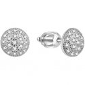 Beneto Silver shimmering earrings AGUP1462S Beneto Silver shimmering earrings AGUP1462S