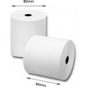 Qoltec Thermal roll 80 x 80 | 65g/m2 | 10 pcs. | BPA free Qoltec Thermal roll 80 x 80 | 65g/m2 | 10 pcs. | BPA free