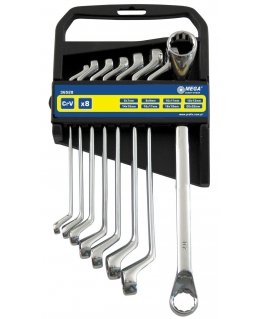 Mega Offset ring wrenches 8 pcs. (6 * 7-20 * 22mm), pcs.