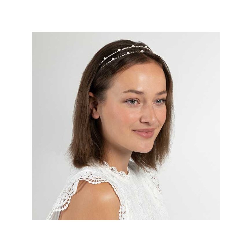 Troli Elegant Double Hair -hiuspanta kristalleilla – 2