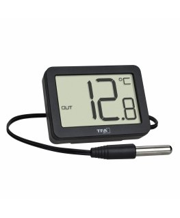 TFA-Dostmann 30.1066.01 vides termometrs Elektroniskais vides termometrs Iekštelpu/āra Melns