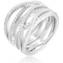 Beneto Silver ring with zircons AGG341 Beneto Silver ring with zircons AGG341