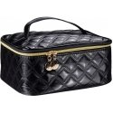 Inter Vion Gold and Black Large Black Cosmetic Case Inter Vion Gold and Black Large Black Cosmetic Case