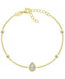 Brilio Silver Brilio Silver Charming silver bracelet with zircons BRC125Y