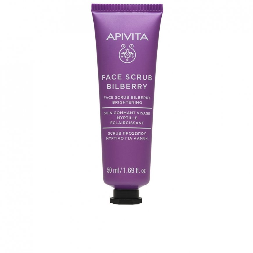 Apivita Brightening exfoliating FACE MASK with blueberries 50 ml