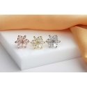 Brilio Silver Hopea Sparkling Korvakorut Kukat EA1064W Brilio Silver Hopea Sparkling Korvakorut Kukat EA1064W