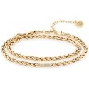 Tommy Hilfiger Fashion kullattu kaksoisrannekoru 2780876 Tommy Hilfiger Fashion kullattu kaksoisrannekoru 2780876