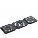 1St Cool 1stCOOL 3-in-1 Wireless Portable QI Charger, MagSafe compatible, black, USB-C