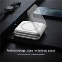 1st Cool 1stCOOL 3-in-1 langaton kannettava QI-laturi, MagSafe-yhteensopiva, musta, USB-C