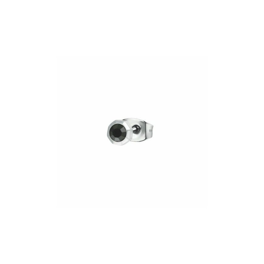 Sagapo Elegant steel earrings with CLICK SCK45 crystals – 2