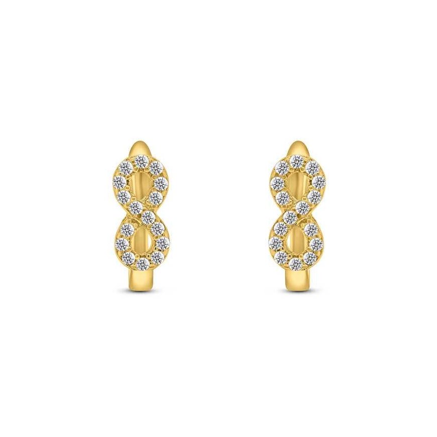 Brilio Silver Charming kullatut Infinity EA353Y -korvakorut – 2