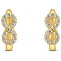 Brilio Silver Charming kullatut Infinity EA353Y -korvakorut Brilio Silver Charming kullatut Infinity EA353Y -korvakorut