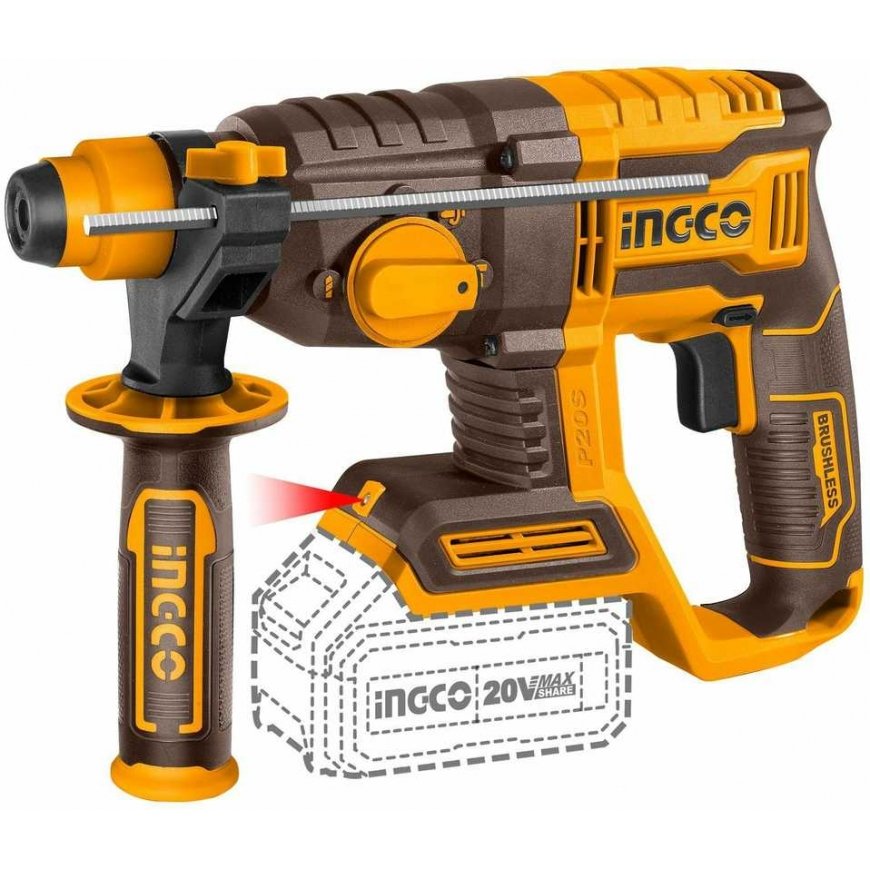 Ingco CRHLI202081 cordless drilling hammer incl. battery and charger – 2