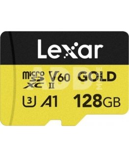 Memory card LEXAR MICROSD GOLD UHS-II, R280/W100 C10/A1/U3 (V60) 128GB