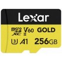 Memory card LEXAR MICROSD GOLD UHS-II, R280/W100 C10/A1/U3 (V60) 128GB Memory card LEXAR MICROSD GOLD UHS-II, R280/W100 C10/A1/U3 (V60) 128GB