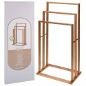 Bathroom solutions bamboo towel rack with 3 rods Bathroom solutions bamboo towel rack with 3 rods