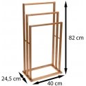 Bathroom solutions bamboo towel rack with 3 rods Bathroom solutions bamboo towel rack with 3 rods