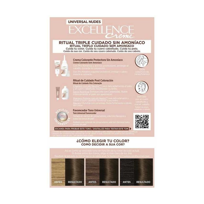 Pitkäkestoinen hiusväri L'Oreal Make Up Excellence Brown – 2