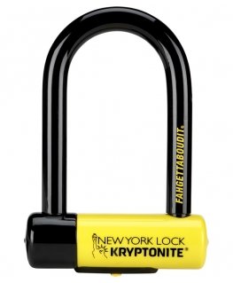 Kryptonite 2178 велосипедный замок Черный, Желтый U-образный замок