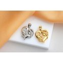 Brilio Silver Brilio Silver Beautiful Gold Plated Madonna Pendant PT127Y
