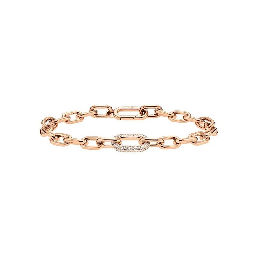 Daniel Wellington Prabangi bronzinė apyrankė su kristalais Crystal Link DW00400572