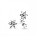 Again Jewelry Asymmetrical silver earrings with cubic zirconia AJNS0035 Again Jewelry Asymmetrical silver earrings with cubic zirconia AJNS0035