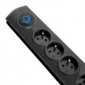 Qoltec 50105 сетевой фильтр Черный 4 розетка(и) 230 V 2,5 m Qoltec 50105 сетевой фильтр Черный 4 розетка(и) 230 V 2,5 m